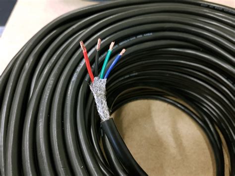 shielded stepper motor cable